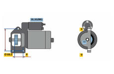 Startér BOSCH 0 001 148 009