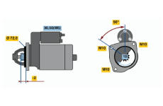 Startér BOSCH 0 001 223 014