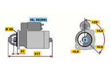 Startér BOSCH 0 001 231 002