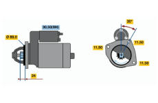 Startér BOSCH 0 001 368 005