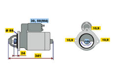 Startér BOSCH 0 001 367 051