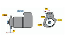 Startér BOSCH 0 001 416 076