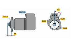 Startér BOSCH 0 001 417 066