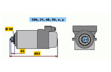 Startér BOSCH 0 001 604 016