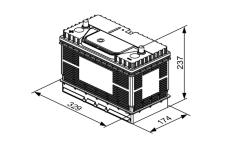 startovací baterie BOSCH 0 092 T30 500