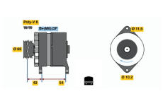 generátor BOSCH 0 120 450 028