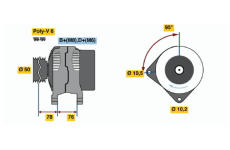 generátor BOSCH 0 120 485 048