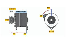 generátor BOSCH 0 120 468 024