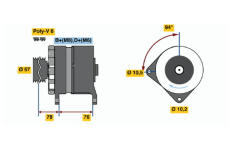 generátor BOSCH 0 120 468 105