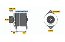 generátor BOSCH 0 120 468 163