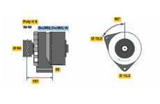 Alternátor BOSCH 0 120 469 857