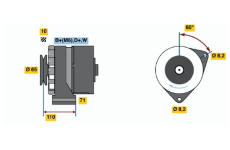 generátor BOSCH 0 986 037 880
