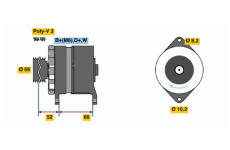 generátor BOSCH 0 986 036 860