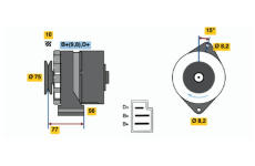 generátor BOSCH 0 120 489 076