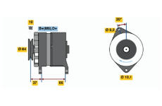 generátor BOSCH 0 986 033 970