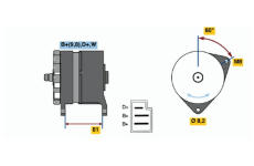 Alternátor BOSCH 0 120 489 244