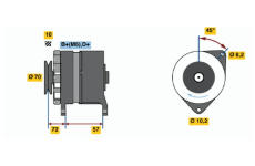 generátor BOSCH 0 986 034 730