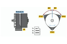 generátor BOSCH 0 120 489 506