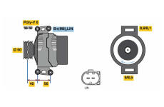 generátor BOSCH 0 121 813 006