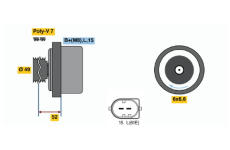 generátor BOSCH 0 122 468 015