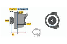 generátor BOSCH 0 122 0AA 1P0