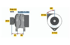 generátor BOSCH 0 986 040 300