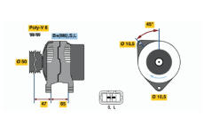 generátor BOSCH 0 123 115 010