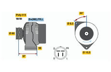 generátor BOSCH 0 123 115 014