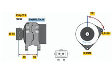 generátor BOSCH 0 123 320 002