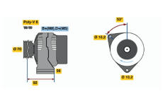 generátor BOSCH 0 123 310 010