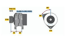 generátor BOSCH 0 123 310 015