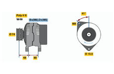 generátor BOSCH 0 123 310 016