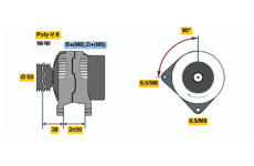 generátor BOSCH 0 123 320 021