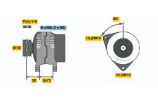 generátor BOSCH 0 123 320 012