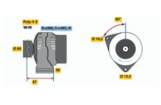 generátor BOSCH 0 123 320 020