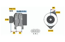 generátor BOSCH 0 123 325 014