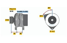 generátor BOSCH 0 986 041 200