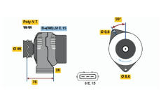 generátor BOSCH 0 123 515 002