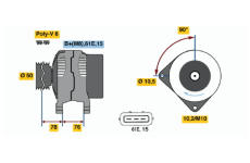 generátor BOSCH 0 123 515 004