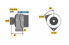 generátor BOSCH 0 123 520 010