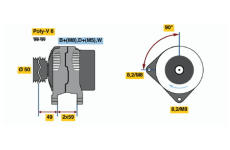generátor BOSCH 0 123 540 001