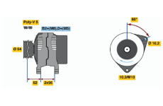 generátor BOSCH 0 124 225 041