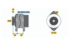 generátor BOSCH 0 124 225 009