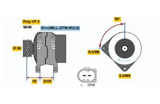 generátor BOSCH 0 124 325 021