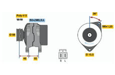 generátor BOSCH 0 124 325 008
