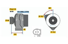 generátor BOSCH 0 124 325 045