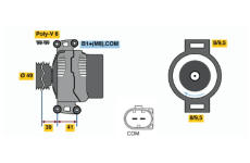 Alternátor BOSCH 0 124 325 062