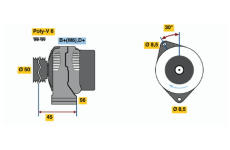 generátor BOSCH 0 124 325 117