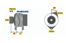 generátor BOSCH 0 124 415 037