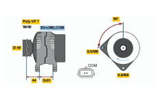 generátor BOSCH 0 124 425 018